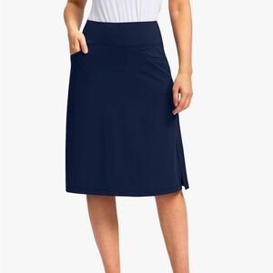 Viodia travel athletic modest midi skort skirt